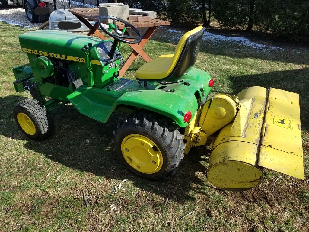 John Deere 140 Front Suitcase Weight Bracket Garden Tractor Forums